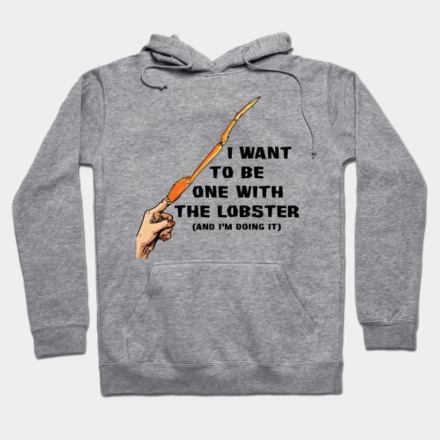 Survivor Carolyn Wiger Lobster Finger Hoodie by katietedesco